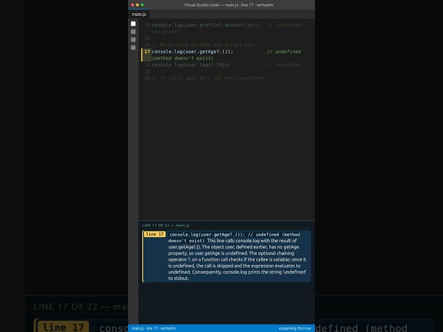 Javascript: a?.b?.c and ?? - Read Through What May Not Be There - Deep Dive
