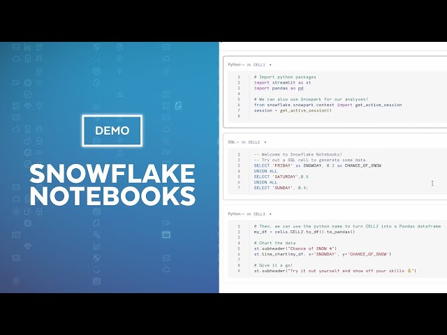 Snowflake Notebooks 101: SQL, Python, Streamlit & Snowpark