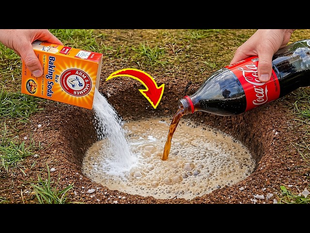 Pour Coca-Cola and Baking Soda into a Hole! Even Experts Can’t Explain This! | Creation Invention