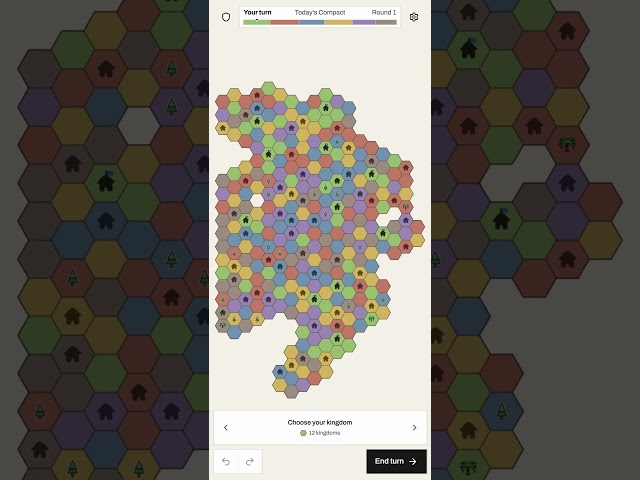 Watch one kingdom conquer every hex | Dominex #Shorts
