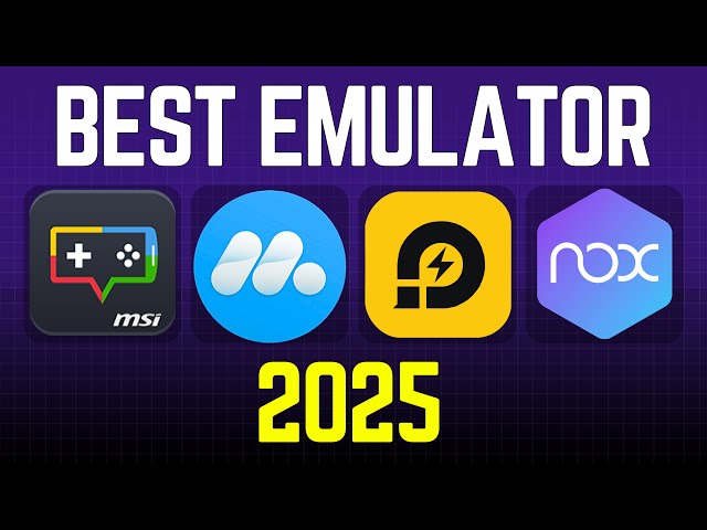 5 Best Android Emulators for PC 2025 | Best Emulator for PC