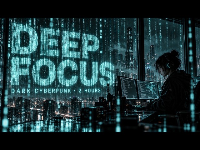 NIGHT TRACE | Cyberpunk Hacker Music for Coding & Deep Focus | 2 Hours