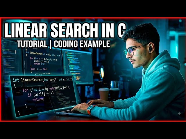 Linear Search in C Programming | Step-by-Step Tutorial & Code Example