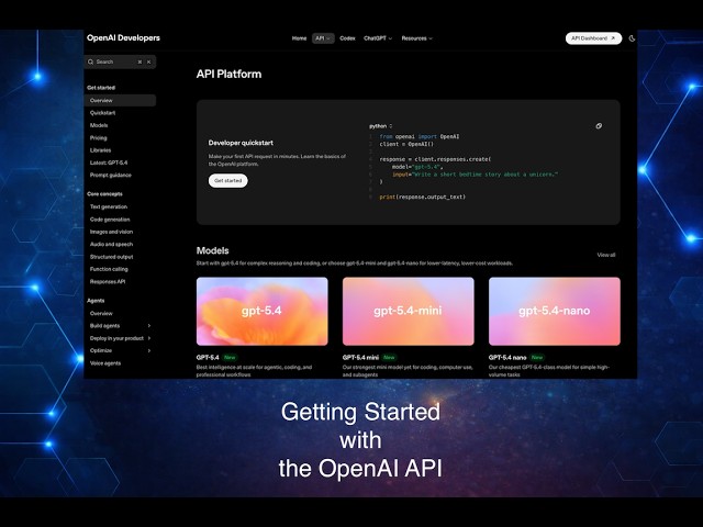 Getting Started with the OpenAI API