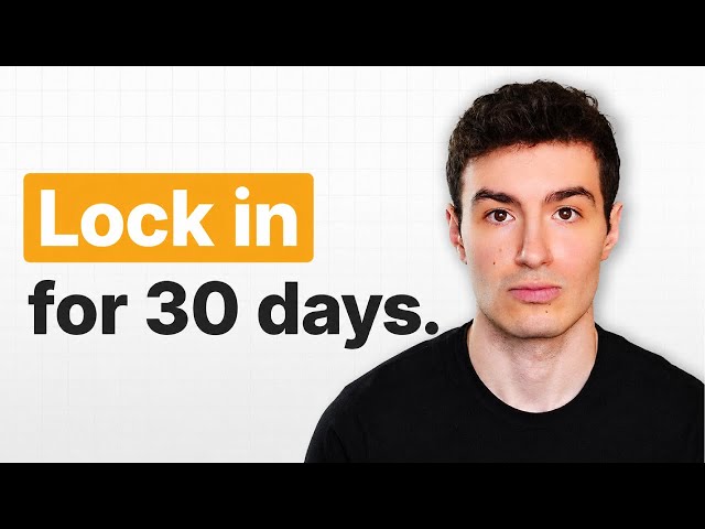 how to make the greatest comeback of your life in 30 days
