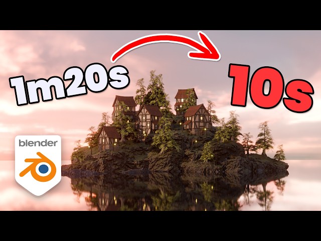 How to Massively Reduce Render Times in Blender