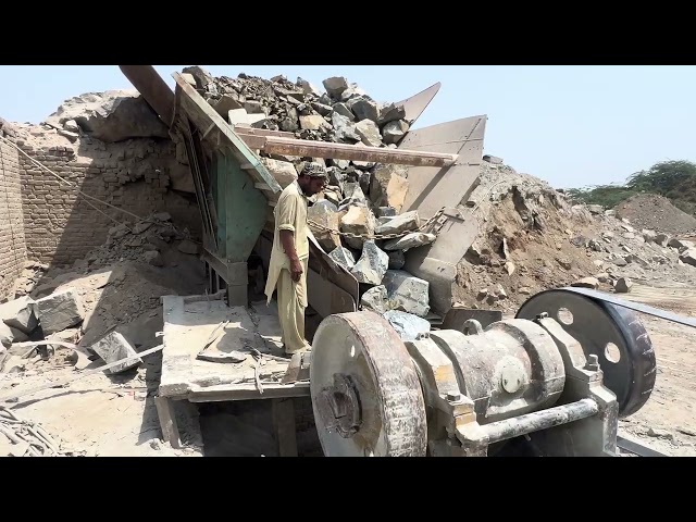 Jaw Crusher Crushing Big Rocks | Satisfying Stone Crushing Process
