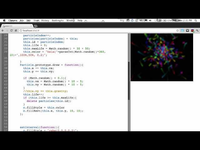 Javascript Motion, Particles and More