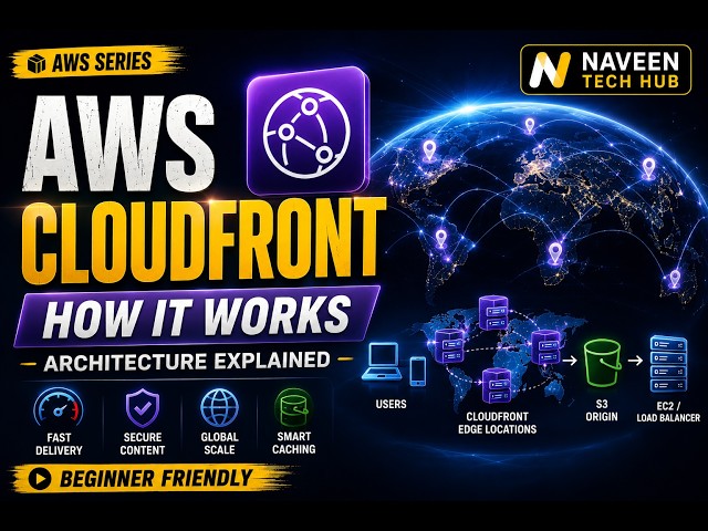 Amazon CloudFront Explained for Beginners | How CloudFront Works & Architecture (AWS CDN Tutorial)