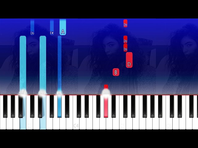 Lorde - Buzzcut Season (Piano Tutorial)