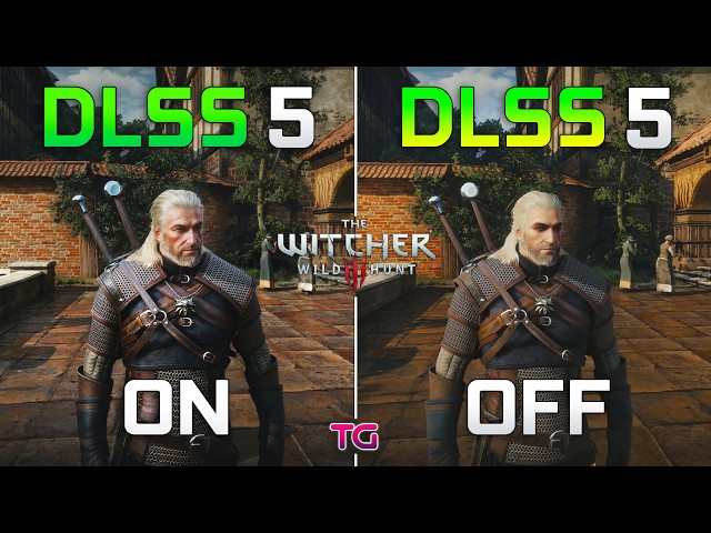 DLSS 5 Neural Rendering : ON vs OFF in The Witcher 3 | Graphics & FPS Comparison