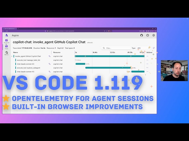 Visual Studio Code and GitHub Copilot - What's new in 1.119
