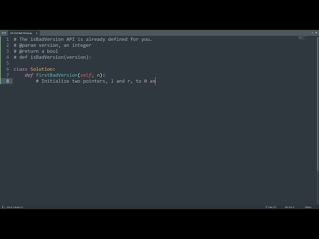Leetcode 278. First Bad Version in Python | Python Leetcode | Python Coding Tutorial | Python ASMR
