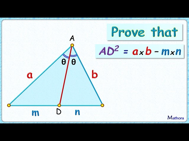 11) Length of angular bisector