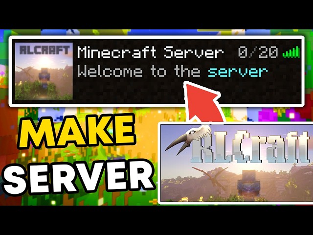 How to Make A RlCraft Server in Minecraft