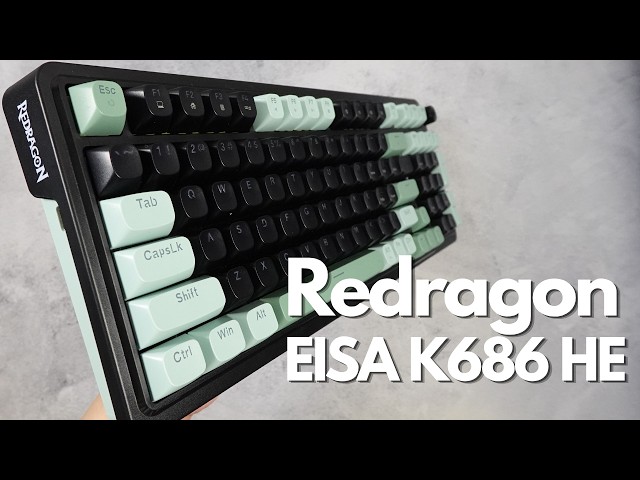 $60 Full Sized HE Gaming Keyboard?! - Redragon EISA K686 HE