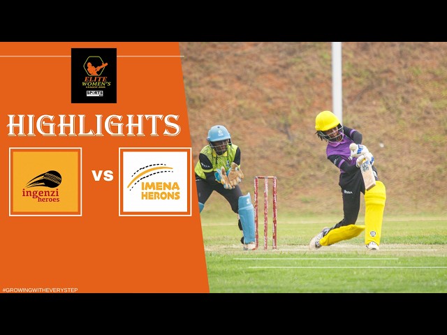 Copa Elite T20 Femenina de la RCA | IMENA HERONS VS INGENZI HEROES | Partido 2 | Resumen