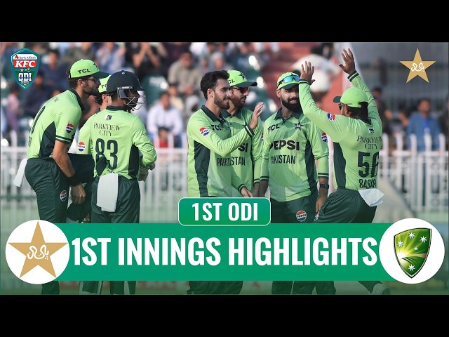 1st Innings Highlights | Pakistan vs Australia | Match 01 | ODI Series 2026 | MZE1K