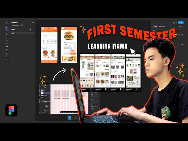 I Tried UI/UX Design for the First Time | Design Student VLOG
