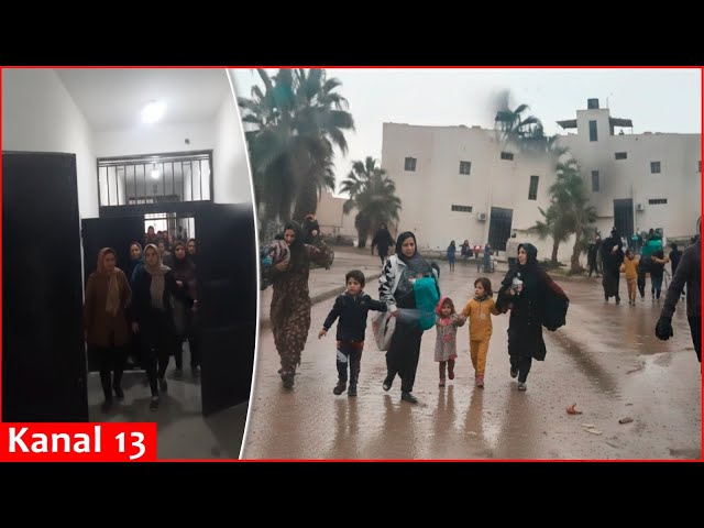 Syrian army attacks Kurdish-operated prisons, frees women and children