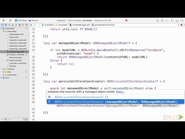 Advanced Swift 2 Application Development: Understanding Core Data Terminology | packtpub.com