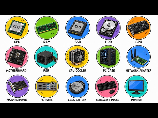 Every Computer Part Explained in 10 Minutes 🖥️