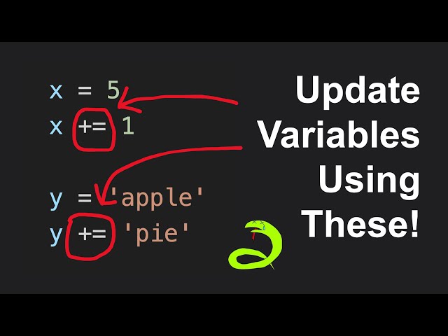The Compound Assignment Operator in Python (Python From Zero To One - Part 5)
