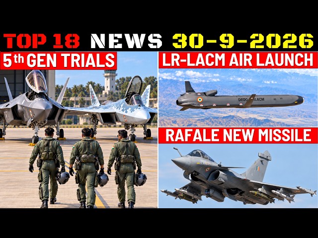 Indian Defence Updates : 5th Gen Fighter Trials,LRLACM Air-Launch,Rafale New Missile,ADX Strike UAV