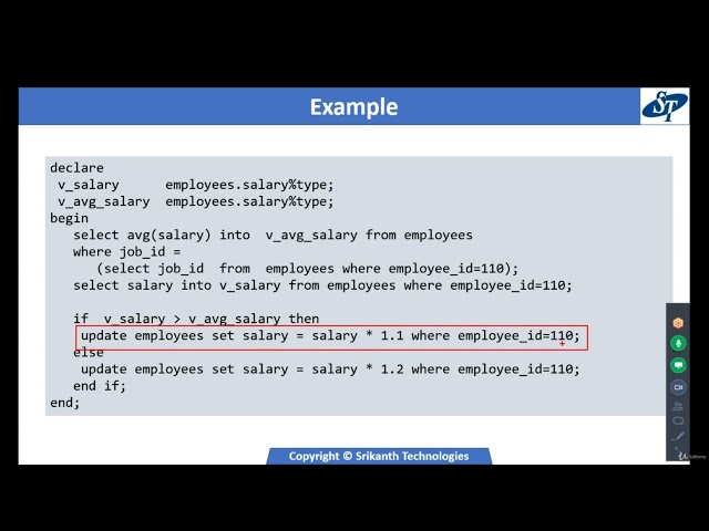 020 Control Structures in PL SQL