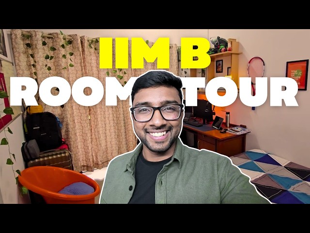 My IIM Bangalore Hostel Room Tour | Best Indian B-school | Dream Life