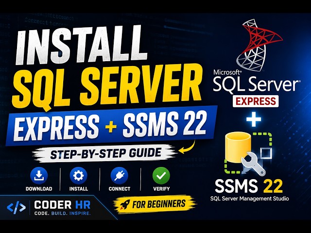 How to Install SQL Server Express & SSMS 22 | Complete Step-by-Step Guide for Beginners || 2026