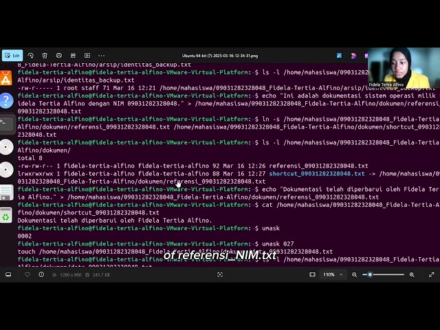 OPERATING SYSTEMS MIDTERM EXAM | LINUX SYSTEM ADMINISTRATION | FIDELA TERTIA ALFINO