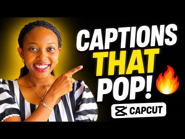 How to Make Viral Captions in CapCut | Auto Captions Tutorial