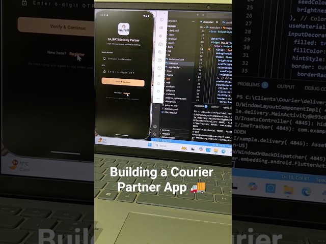 Building a Courier Partner App in Flutter 🚚  (VS Code + Emulator)