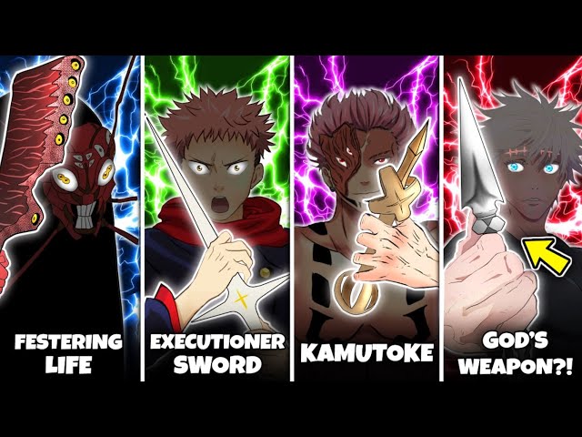 All 26 Cursed Weapons & Tools in Jujutsu Kaisen (Ranked by Power)