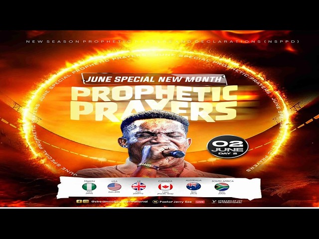 SPECIAL NEW MONTH PROPHETIC PRAYERS - JUNE 2026 [DAY 2] || NSPPD || 2ND JUNE 2026