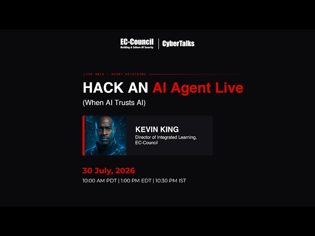 Hack an AI Agent Live: When AI Trusts AI | Kevin King | C|OASP Webinar