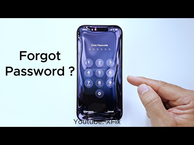 Forgot your iPhone Password? Don't Panic, LET DO THIS !