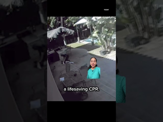 WATCH: Teen saves drowning toddler with CPR