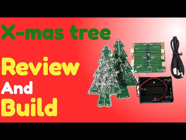 Christmas Tree LED Kit Review & Assembly Tutorial | DIY Electronics Build Guide