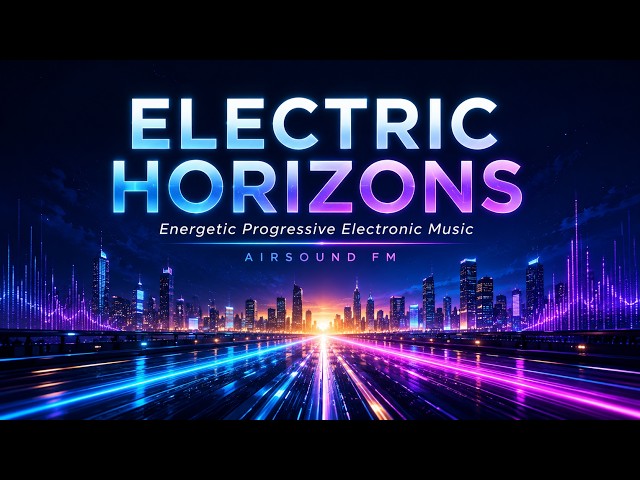 Energetic Progressive Electronic Music for Focus & Deep Work | Electric Horizons