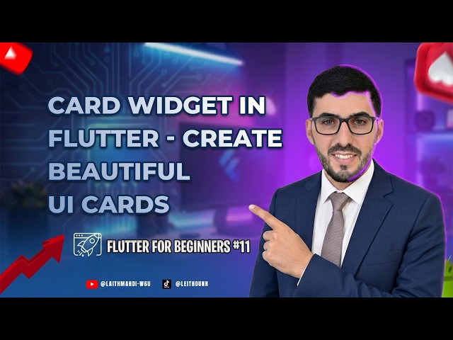 Card Widget in Flutter 🔥 | Build Beautiful UI Cards | Flutter Widgets Masterclass #11