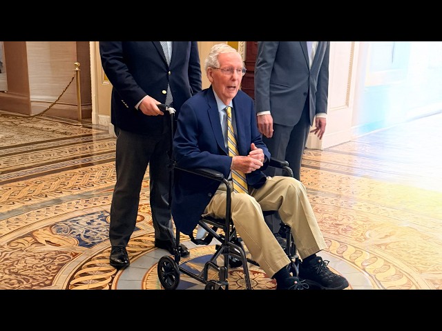 Mitch McConnell reappears and it’s HARD TO WATCH