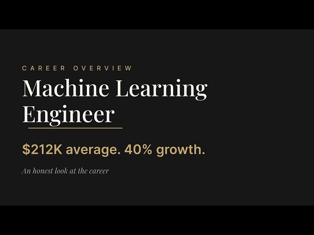 Machine Learning Engineer: Salary, Demand & Who It's Really For (2026)