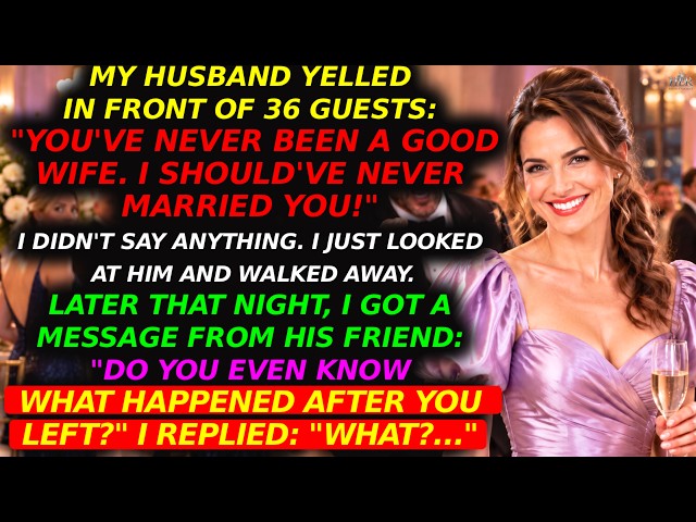 My Husband Said I Was Never a Good Wife—Then His Best Friend Revealed What... Her Revenge Truths