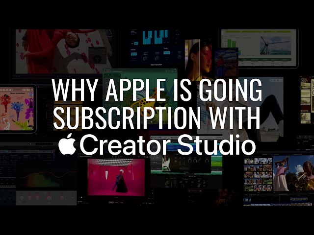 Why Apple is going subscription with Apple Creative Studio
