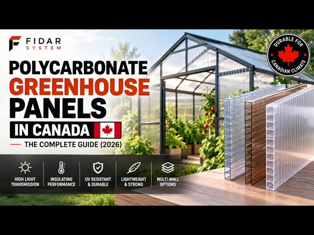 Polycarbonate Greenhouse Panels: Light, Heat, Snow and Drip Explained