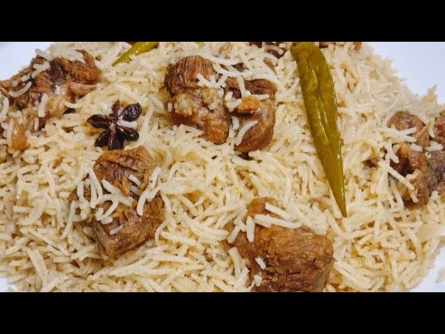 Shahi White beef Pulao, White beef Pulao Recipe, Shahi Pulao Recipe,