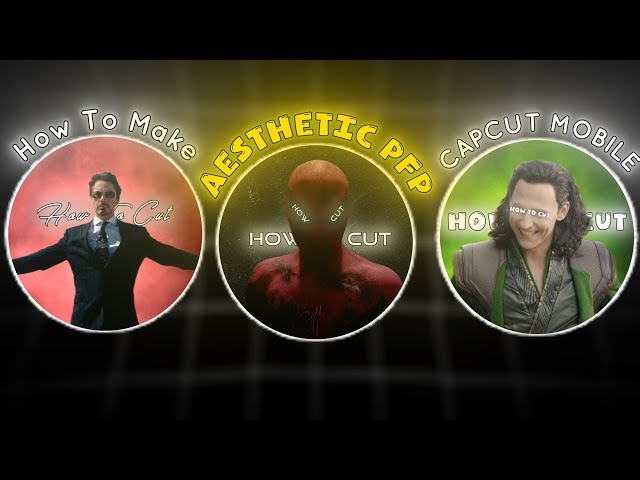 How To Make Aesthetic PFP For Your Edits Channel in Capcut Mobile