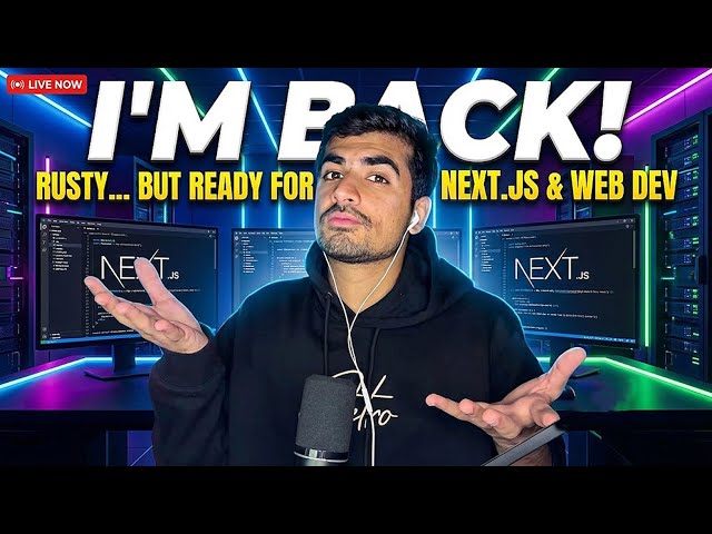 CODING SAAS APP WITH AI | I AM BACK IN BUSINESS | NEXTJS CODING LIVE
